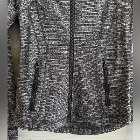 LULULEMON Define Jacket Coco Pique Black White Luon Size 6 - Picture 5 of 9